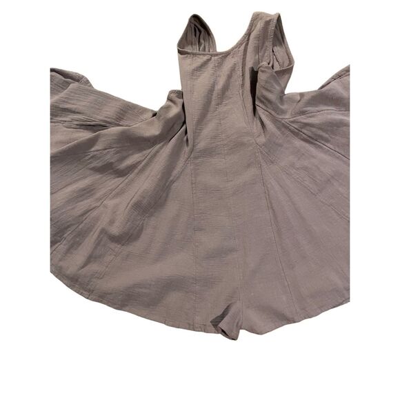 Free People Just For You Playsuit in Elderberry Tea Sz S - Picture 6 of 10